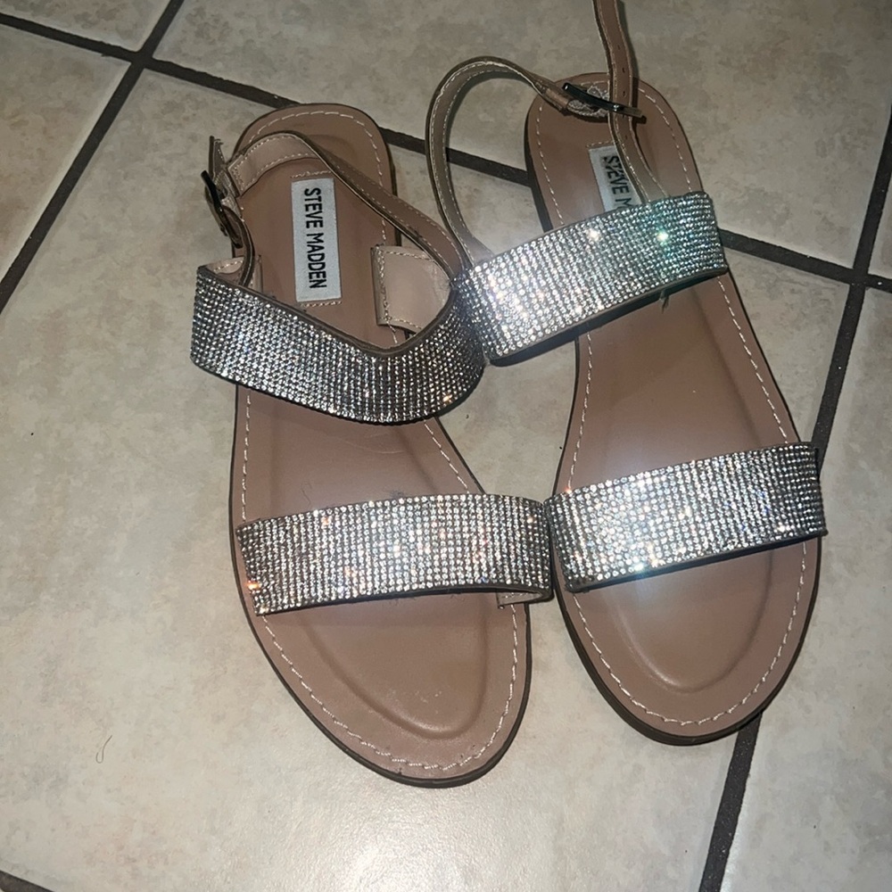 Steve Madden rhinestone sandals